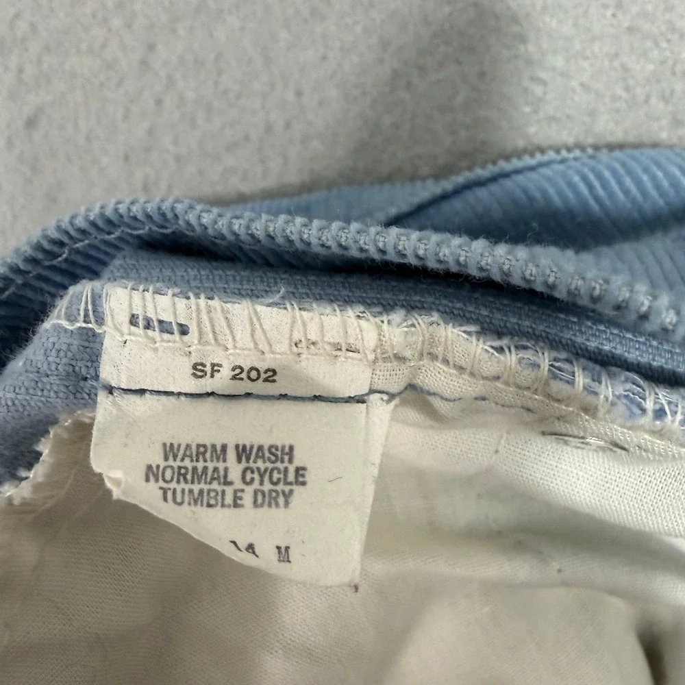 Vintage Levis Corduroy Pants Teen 28x34 USA Made 70s High Waist Flare Bootcut